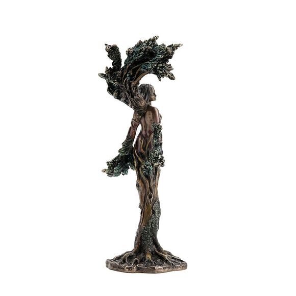 Bronze Finished Meliae The Forest Nymph Statue Greek Mythology - Picture 6 of 8